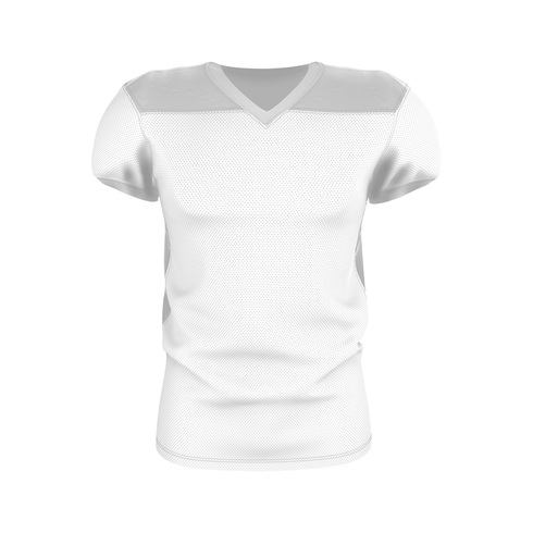 Badger Sport Adult Elusive Football Jersey, Sizes 2XL-4XL (A00173-043008), Color 'White/White'